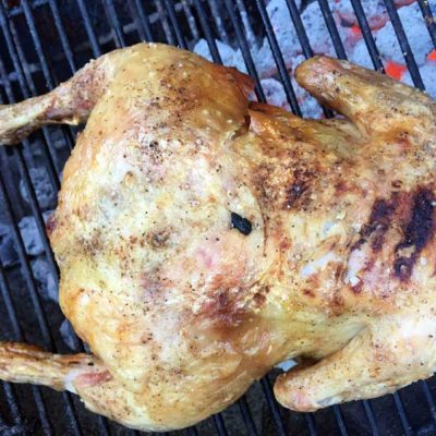 Opskrift: Helstegt kylling på grill