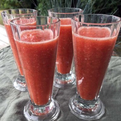 Opskrift: Vandmelon gazpacho som tapas