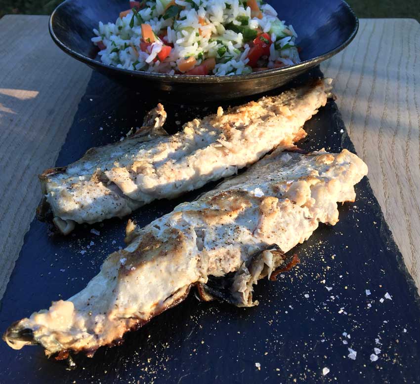 Makrel stegt på Opskriften kan spises både til frokost og middag