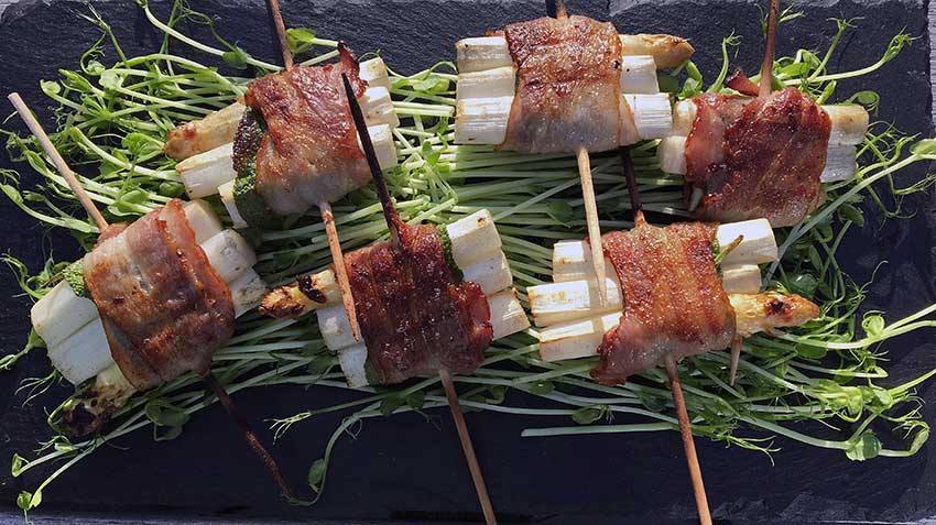 Opskrift: Asparges med bacon på grill