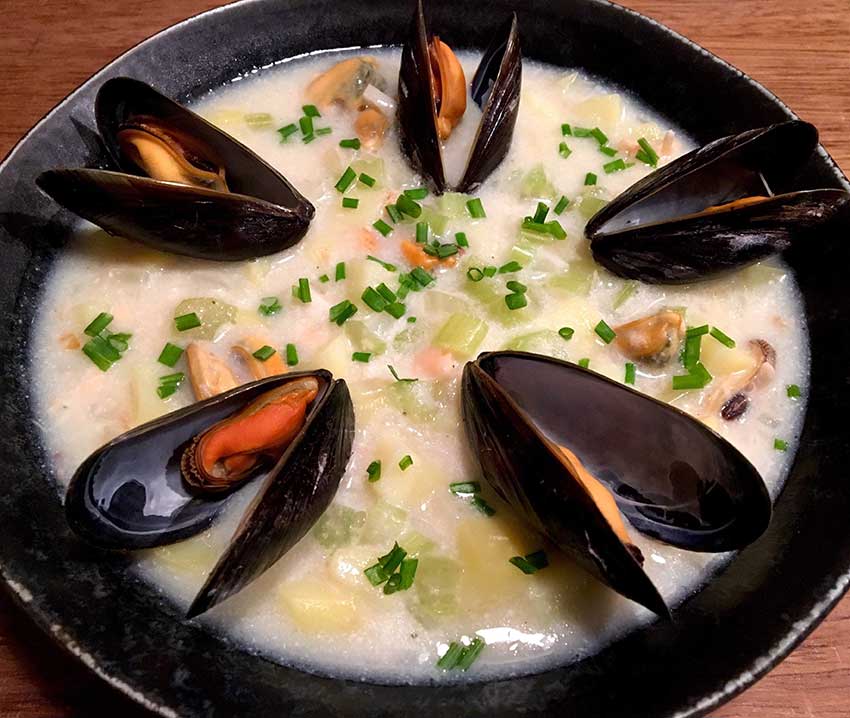 Opskrift: Let New England clam chowder