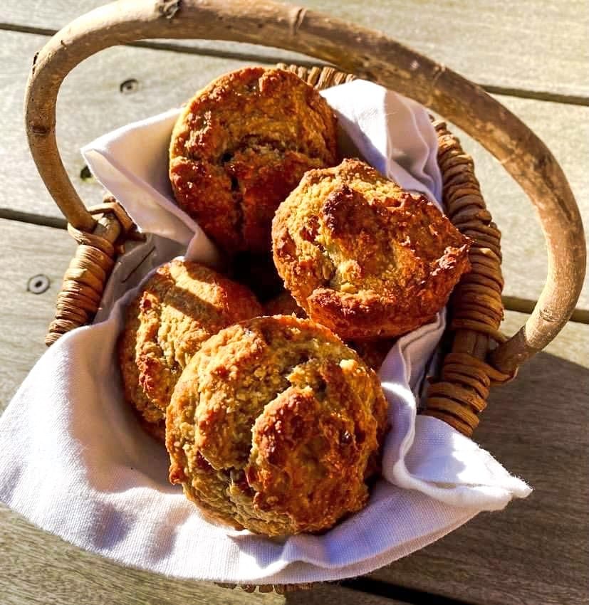 Opskrift: Muffins med bananer og dadler (uden sukker og gluten)