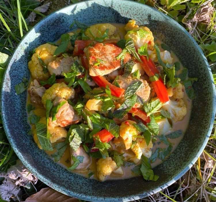 Opskrift: Malaysisk curry med mørbrad og blomkål