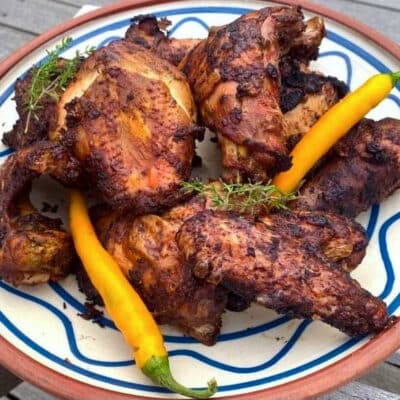 Jerk chicken - spicy kylling fra Jamaica