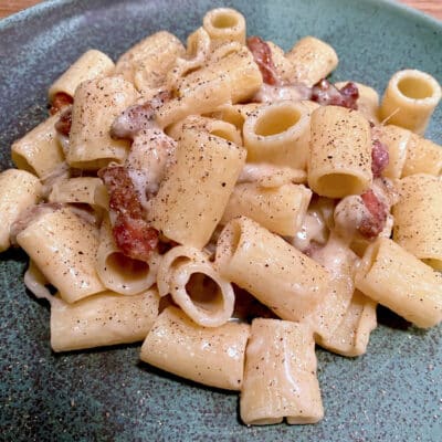 Pasta alla gricia – pasta med bacon og ost